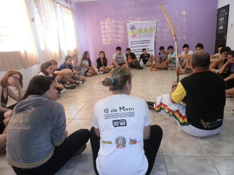 Atividades realizadas no CRAS e CREAS